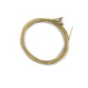Set de 6 corzi Miwayer pentru chitară acustică Culori neutre Corzi metalice de înaltă calitate pentru un ton ascuțit Durată lungă de viață Set de schimb pentru chitariști 6
