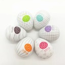 Set de 6 mini huevos de masturbación, diferentes tipos de moleteado, texturas de masaje, diferentes intensidades de estimulación, fácil mantenimiento 3