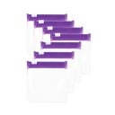 Set de 7 pungi pentru medicamente 7,5 x 7,5 cm, pungi transparente cu fermoar, pungi reutilizabile, organizator de călătorie, ambalaje 7