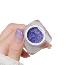 Set de 8 bucăți de geluri strălucitoare cromate pentru unghii UV LED lacuri de gel lucioase pentru nail art, întărite în lampă UV și LED 10