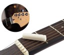 Set de accesorii pentru chitară acustică 14 piese Extractor de piulițe Șa Nut 6 piulițe negre și 6 piulițe din fildeș pentru pod 4