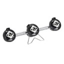 Set de adaptoare pentru rezervor de gaz 190 x 62 x 42 mm Aluminiu Adaptare pentru aragaz de gaz Adaptator de camping pentru cartușe Gătit în aer liber 2