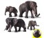 Set de animale elefant familie 4 buc 1