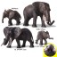 Set de animale elefant familie 4 buc 2