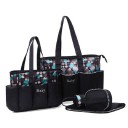 Set de bolsas de maternidad 5 pcs para viajar con niños Bolsa de cambio grande y pequeña Cambiador Estuche para botellas Estuche para alimentos 2