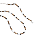 Set de brățară 18+5 cm și colier 45+7 cm bijuterii vintage africane unisex din aliaj Accesoriu etno stilat 5