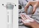 Set de călătorie cu 4 sticluțe într-un dozator din plastic pentru creme și șampoane Capac rotativ pentru selecția umpluturii Volum 4x 40 ml 7