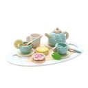 Set de ceai de după-amiază pentru copii din lemn, simulare, set de ceai, jucărie alimentară, joc de rol, jucărie educativă pentru copii mici 1