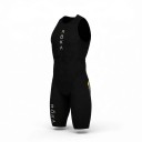 Set de ciclism pentru bărbați cu tricou fără mâneci și pantaloni scurți Croială ajustată Material elastic 80 % poliester și 20 % spandex 1