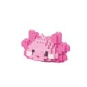 Set de construcție axolotl roz 7,6 x 6 x 4 cm 232 piese Figurina decorativă drăguță Fișă marină pentru asamblare creativă 1
