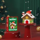 Set de construcție de Crăciun Casă 4,6 x 3,5 x 5,5 cm 189 buc Micro cărămizi Model din plastic Mini set de construcție Decorațiune de Crăciun 2