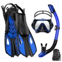 Set de esnórquel L/XL Aletas de natación 42-47 18 x 41,5 cm Máscara de buceo y tubo de respiración Equipamiento para natación recreativa 4