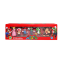 Set de figuras de Super Mario Bros. 6 piezas Figuras de acción Mario Luigi Yoshi Peach Donkey Kong Toad Embalaje original Decoración Set de coleccionista 2