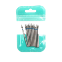Set de fraises et pinceaux pour manucure 10 pcs 24