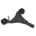 Set de ham cu curele din piele artificială premium cu vibrator din silicon în formă de penis de 12,5 cm, potrivire fermă, bretele reglabile, ambalaj discret 3