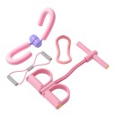 Set de instrumente de întărire 4 buc cu întăritor de coapse, expander în formă de opt, cerc pentru yoga și expander cu pedale în culoare 1