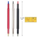 Set de instrumente de reglare a mânuței ceasului din oțel inoxidabil, 3 bucăți, cu găuri de 0,2-1,5 mm pentru lucru în siguranță fără contact 3