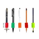Set de mânere antistres din silicon pentru creioane 5 bucăți, manșoane ergonomice antiderapante pentru relaxarea stresului 4