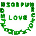 Set de mărgele acrilice 20 mm litere A–Z cu orificiu de 6 mm 26 buc Mărgele mari pentru fabricarea bijuteriilor Brățări coliere creații decorative 7