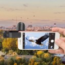 Set de obiective pentru mobil 10in1 Teleobiectiv 22x Fish Eye 198° Ultra-wide 0,63x Macro 15x și 6 filtre Sticlă optică Negru pentru iOS și Android 10