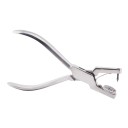 Set de perforatoare pentru dentiști cu geantă din piele și clești instrumente ortodontice din oțel inoxidabil cu clips pentru barieră și perforator de membrane din cauciuc 2