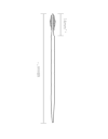 Set de periuțe dentare 2 în 1 cu perie și cârlig 300 buc periuțe interdentare din plastic în cutie albă ajutător igienic 3