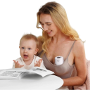 Set de pompițe pentru laptele matern cu design compact 27 mm din silicon transparent pentru alăptare zilnică 4