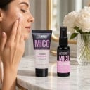 Set de primer et de spray fixant pour le maquillage Lissage de la peau et effet mat Base 45 ml et spray 40 ml Gel transparent Pour un maquillage 5