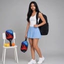 Set de rachete pentru pickleball cu mingi și geantă 40 x 20 x 1,4 cm Fibra de carbon grafitică Rachete ușoare Motiv de lavă Pentru jocuri în interior 3