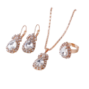 Set de regalo para mujer collar, pendientes y anillo V188 6