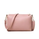 Set de sacs à main pour femmes 4 pièces en simili cuir Grand sac à main avec une bandoulière colorée Sac à bandoulière Pochette et étui 10