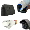 Set de scule de etanșare 9,5 x 6,5 cm Mistrie și racletă pentru silicon și poliuretan Chituire plăci ceramice Lemn Cărămizi Margini și adâncituri Renovare 2