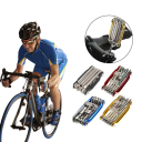 Set de scule multifuncționale pentru biciclete, 11 în 1, chei, șurubelnițe, tăietor de lanț, scule portabile din aluminiu, kit de reparații pentru biciclete de munte și șosea 5
