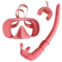 Set de snorkel din silicon de 37,5 cm și ochelari de scufundare de 17,5 x 9,5 cm pentru adulți Snorkel pliabil portabil Mască de snorkelling și scufundare 3