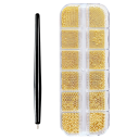 Set de stylo magnétique et de billes en acier Décorations pour ongles Stylo 11,2 x 0,7 cm Outil décoratif pour ongles Nail Art Accessoire 1