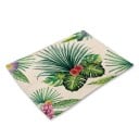 Set de table avec des fleurs tropicales 2