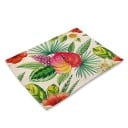 Set de table avec des fleurs tropicales 10
