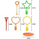 Set de unelte pentru suflat baloane 6 buc Plast PE Diverse dimensiuni și forme de bețe pentru copii Unelte creative pentru distracție și joacă în aer liber 2