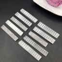 Set di 10 bastoncini di selenite naturali 50–60 mm Cristallo grezzo Pietra curativa Reiki Chakra Meditazione Decorazione in minerali 3