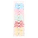 Set di 10 fermagli per capelli con fiocco 6,1 x 4,3 cm Fermagli eleganti a forma di fiocco Accessori colorati per capelli Per ragazze Donne 4