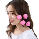 Set di 10 pezzi di bigodini in silicone senza calore per capelli Onde casuali Strumenti modellabili flessibili Due dimensioni Per tutte le lunghezze di capelli 4