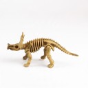 Set di 12 pezzi Figure di scheletri di dinosauri 9 cm Modelli di fossili in scala 1:200 Giocattolo educativo per bambini per giocare e giochi 3