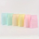 Set di 12 sacchetti regalo in carta 13 × 8 × 24 cm, sacchetti di carta colorati con fondo piatto per regali e decorazioni 6