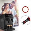 Set di 15 anelli di tenuta in silicone per macchina da caffè Guarnizioni di ricambio per macchina da espresso Anelli resistenti per capsule di caffè 4