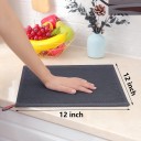 Set di 2 asciugamani in cotone marrone 30x30 cm Tessuto a nido d'ape Asciugamani assorbenti per cucina e pulizia Riutilizzabili 2