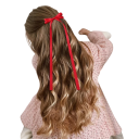 Set di 2 fermagli per capelli con doppio fiocco Fermagli eleganti per capelli Accessorio di moda per ragazze Donne Acconciatura alla moda Fissaggio delicato e sicuro 4