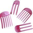 Set di 2 fermagli voluminosi da 15 cm per capelli voluminosi dalle radici Fermaglio con 3 denti e 6 denti Bigodini per capelli per donne Aumento del volume dell'acconciatura 5