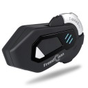 Set di 2 intercom T-MAX S Pro Bluetooth 2000 m FreedConn compatibile con 6 motociclisti HIFI microfoni FM A2DP IPX impermeabili 5
