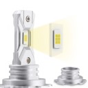 Set di 2 lampadine LED auto LupuAuto H7 18 000 lm 6000 K Luce bianca Senza ventilatore Dimensioni 8 x 7 x 4 cm Per fari automobilistici 3