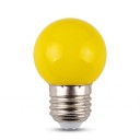 Set di 2 lampadine LED colorate E27 249 lm 220 V Bulbo rotondo 7 x 4,5 cm Attacco a vite Per lampade, ghirlande e portalampade sospesi 9